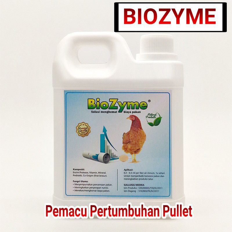 TERBARU TERBAIK Pemacu Pertumbuhan Pullet BIOZYME