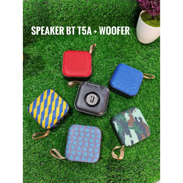 SPEAKER BLUETOOTH T5A + WOOFER BASS MUSIC BOX / KOTAK MUSIC PORTABLE