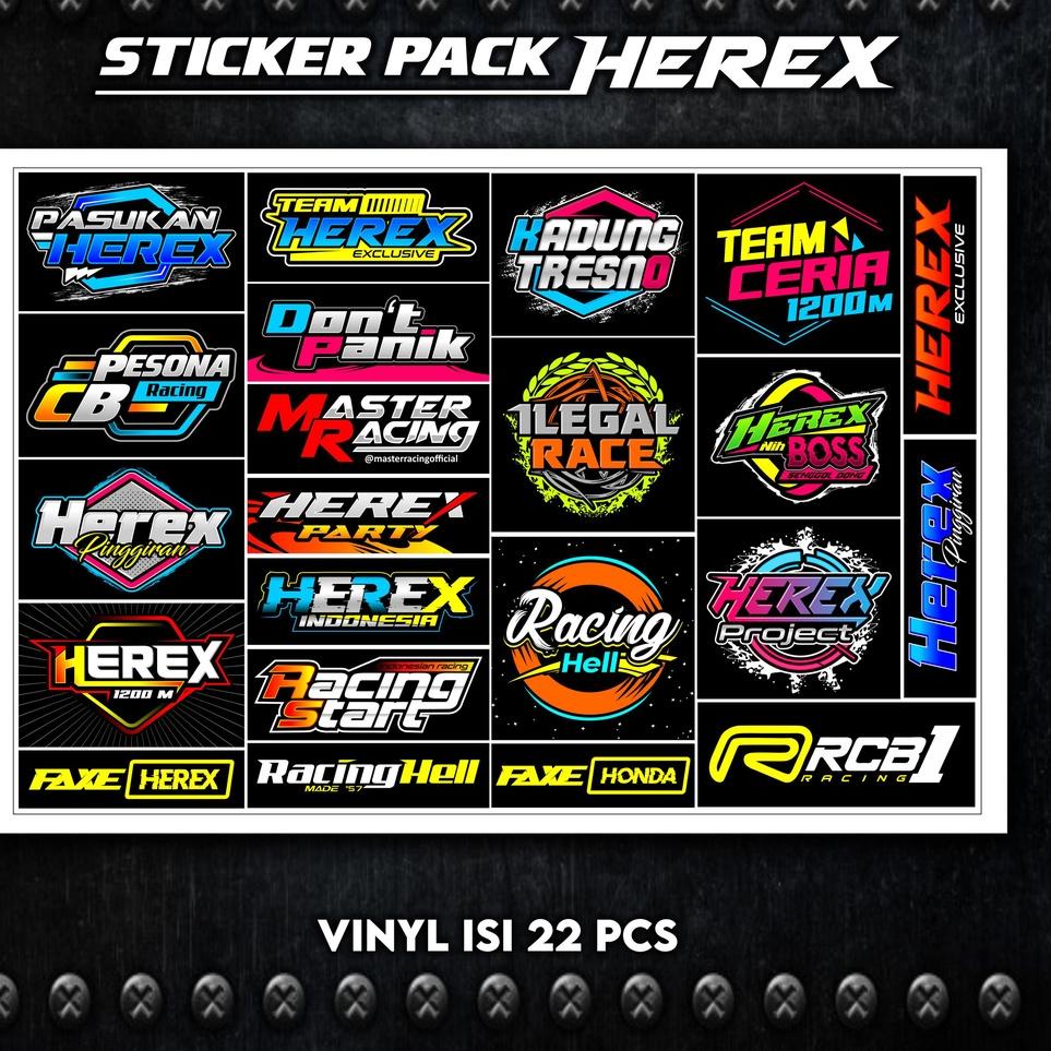 P16A STICKER RACING HOLOGRAM / STIKER PACK / STIKER HOLOGRAM / STICKER BALAP VOL.7/9 TV0