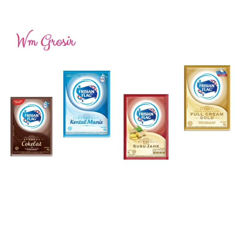 

Frisian Flag | Susu Kental Manis | 40gr × 6pcs