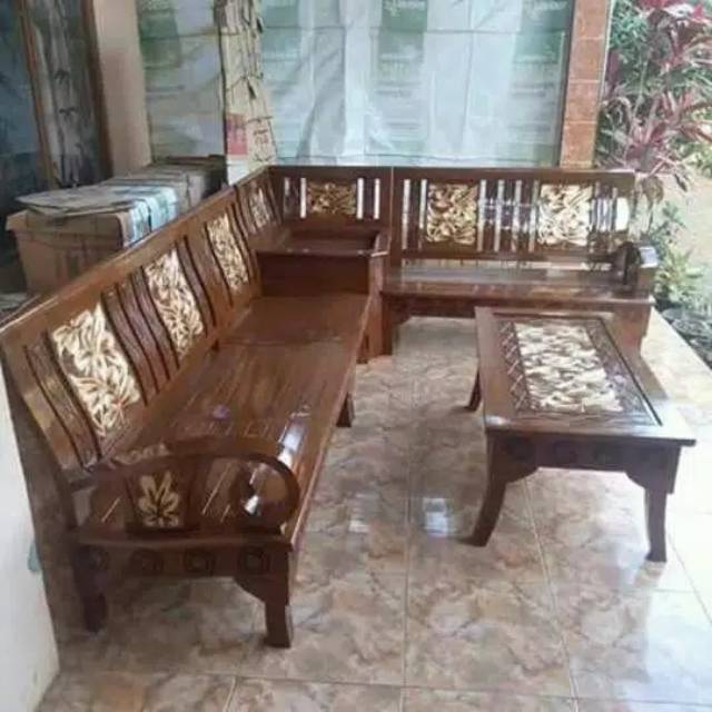 Jual Kursi tamu sudut,buffet,meja makan,lemari,dipan | Shopee Indonesia