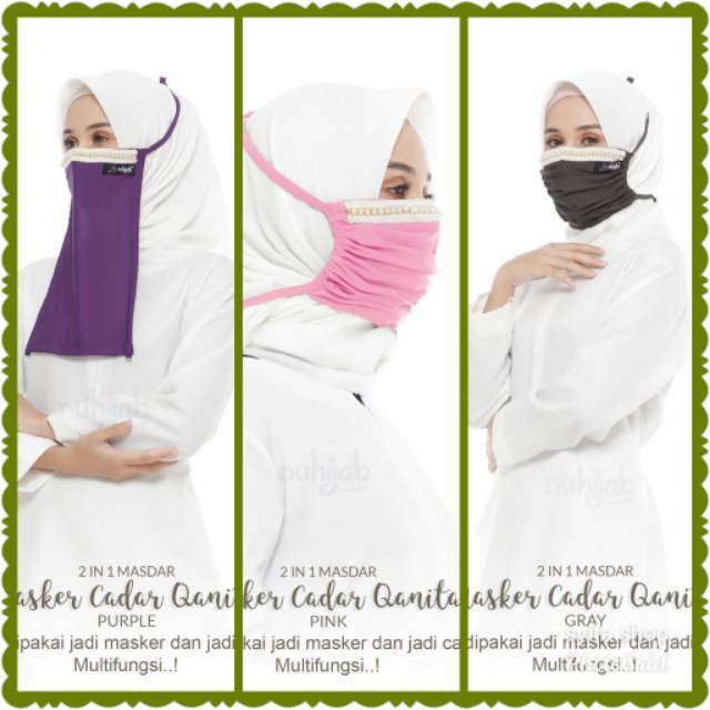 Masdar Masker Cadar Qanita Original Nuhijab
