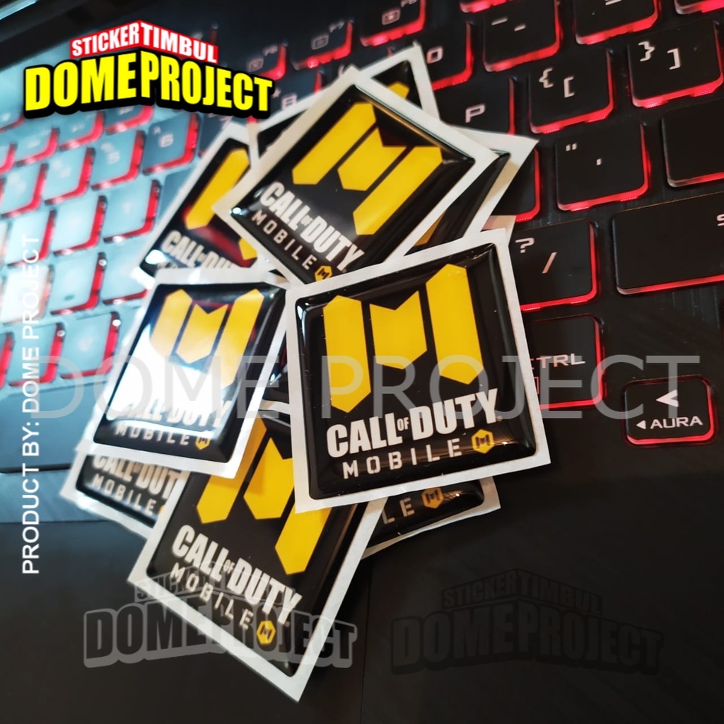 [PROMO BUY 3 GET 1] CALL OF DUTY MOBILE STICKER MOTOR RESIN TIMBUL AKSESORIES MOTOR STICKER MOTOR CASING HP