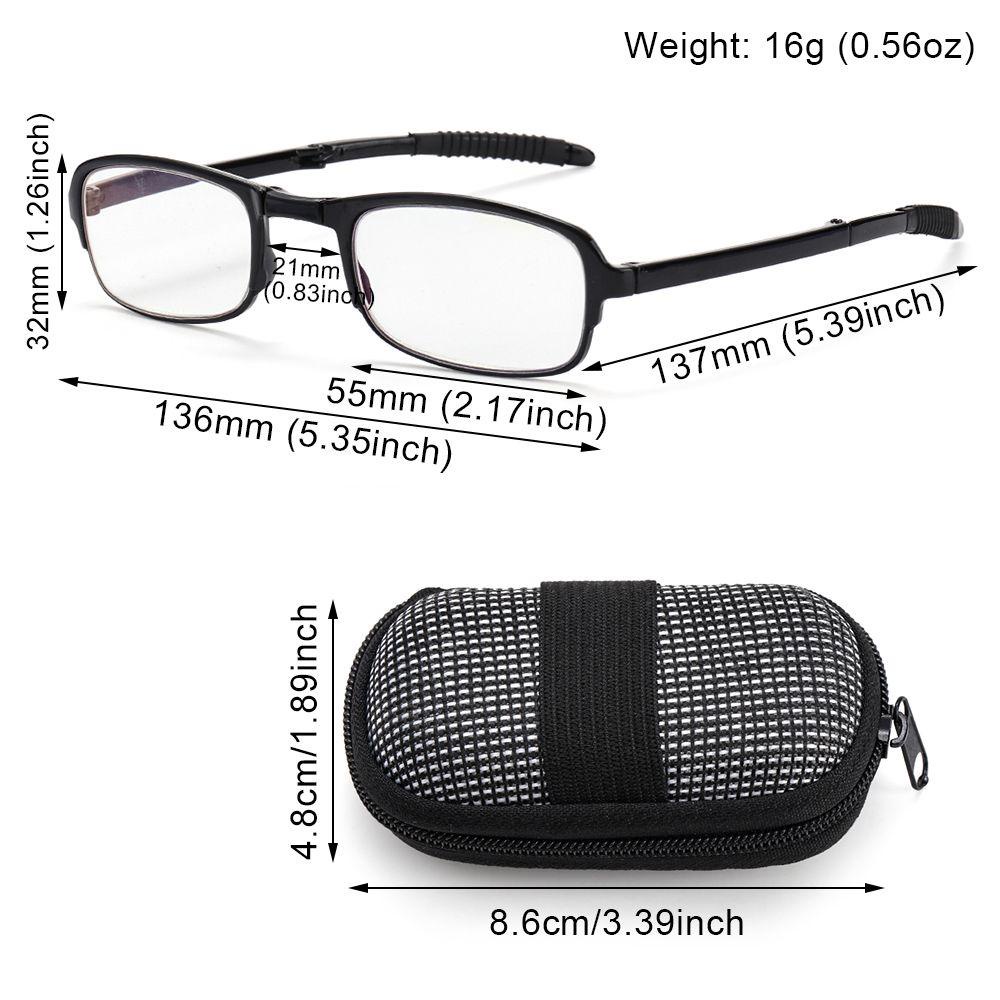 Lily Kacamata Baca Unisex Portable Compact Eyewear Lipat