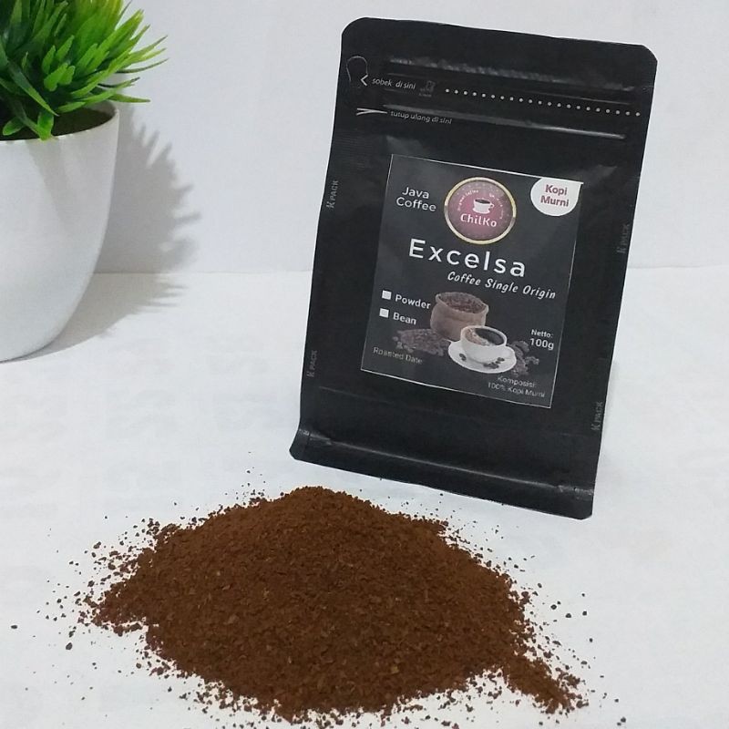 

Bubuk Kopi Excelsa 100 gram / bubuk kopi murni tanpa campuran/kopi tubruk/giling halus