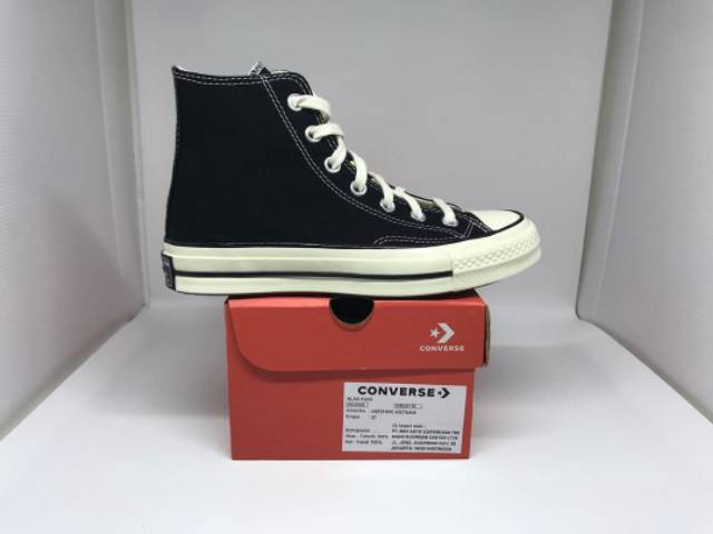 Sepatu Converse | Converse 70s Hi Black White | Converse | Converse 70s | Original