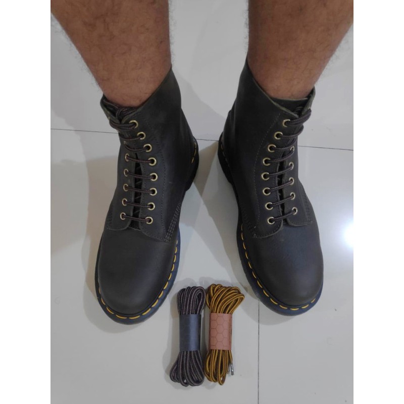 MR Shoelaces CR07 Hollyhock (Hitam Coklat) Tali Sepatu Bulat Corak / Motif 5-6mm 80cm 90cm 100cm 120cm 150cm 200cm - Premium Shoelace