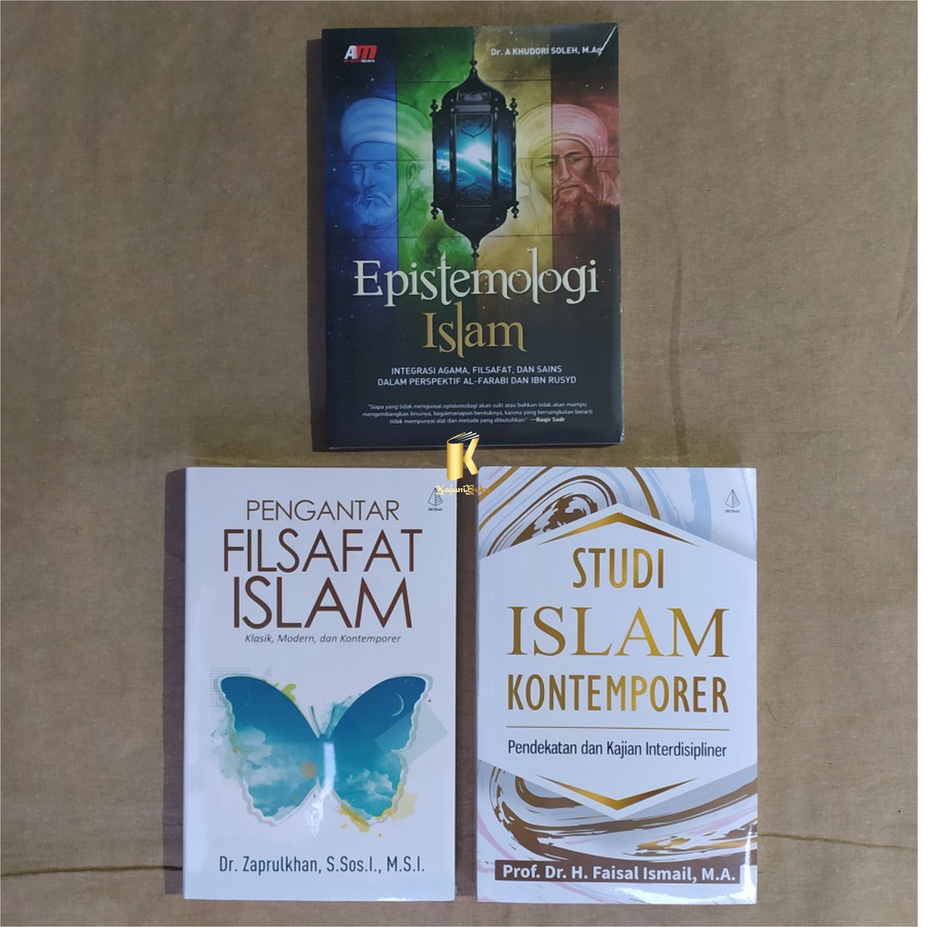 PAKET BUKU FILSAFAT ISLAM - Epistemologi Islam - Pengantar Filsafat Islam - Studi Islam Kontemporer