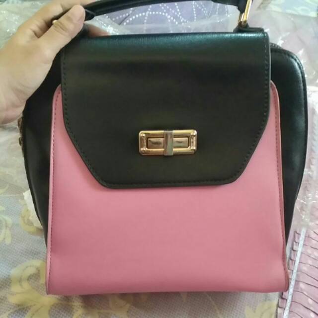 Preloved tas pink