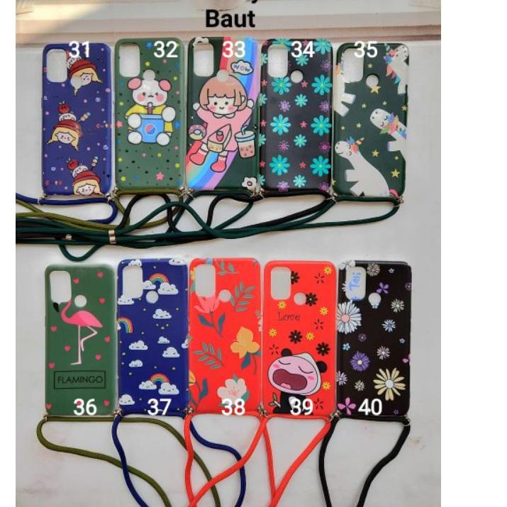 Best Seller KODE-655 SOFTCASE+TALI BAUT INFINIX SMART 4 SMART 5 HOT 9, OPPO RENO 5 RENO 5PRO RENO