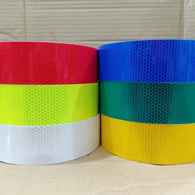 

Stiker scothlite reflective honeycomb-sticker prismatik not 3m