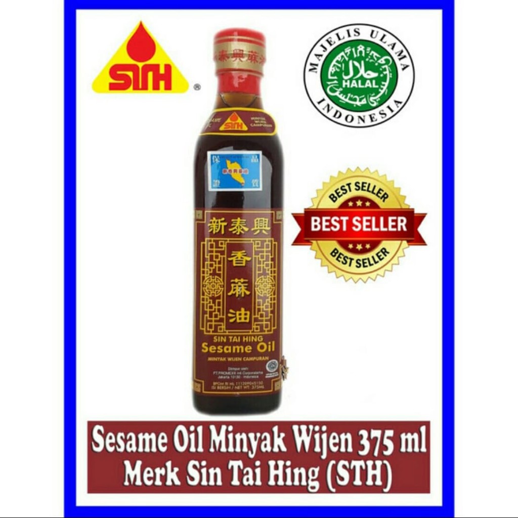 

STH Sesame Oil Minyak Wijen 375 Ml Halal