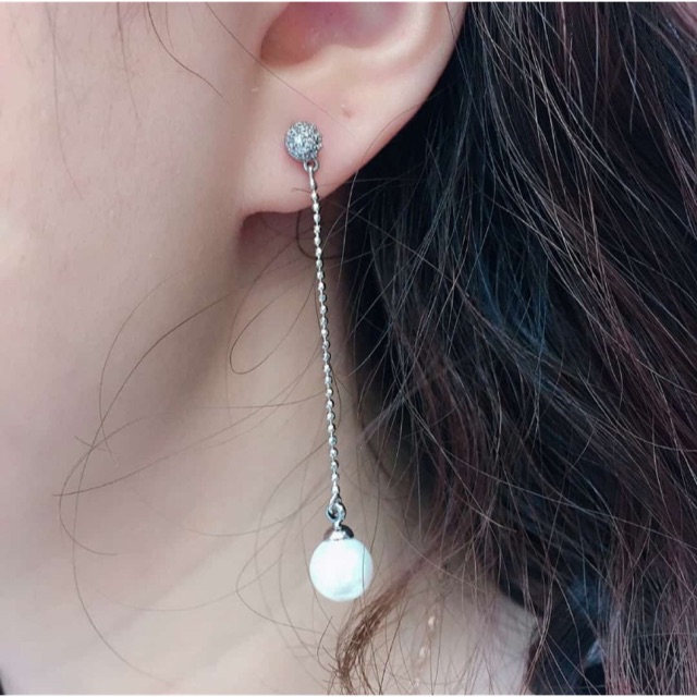 anting mutiara panjang