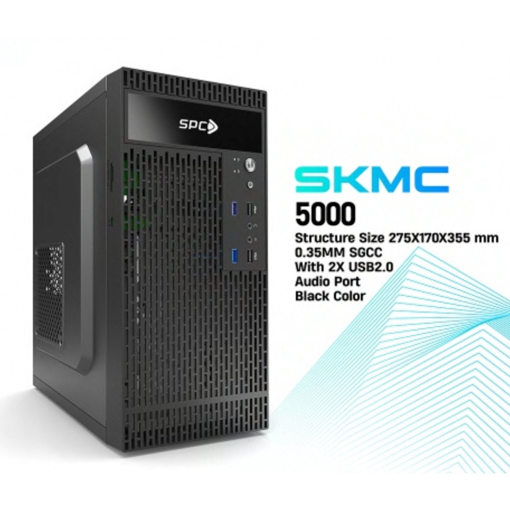 Casing SPC SKMC 5000 m-ATX with 450 Watts PSU - Case SPC SKMC5000