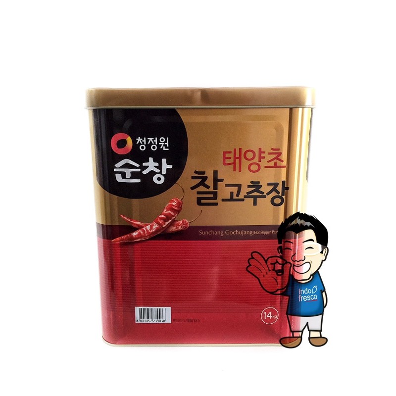 

PROMO CHUNG JUNG ONE GOCHUJANG- SAUS SAMBAL KOREA- RED PEPPER PASTE 14 KG TERMURAH