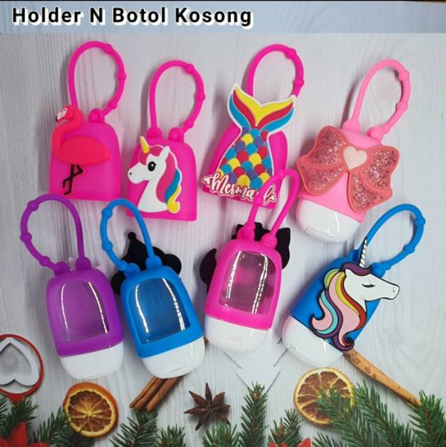 New Cartoon Holder for Pocketbac BBW - Fashion Hand Sanitizer 29ml bisa Gantung di Tas