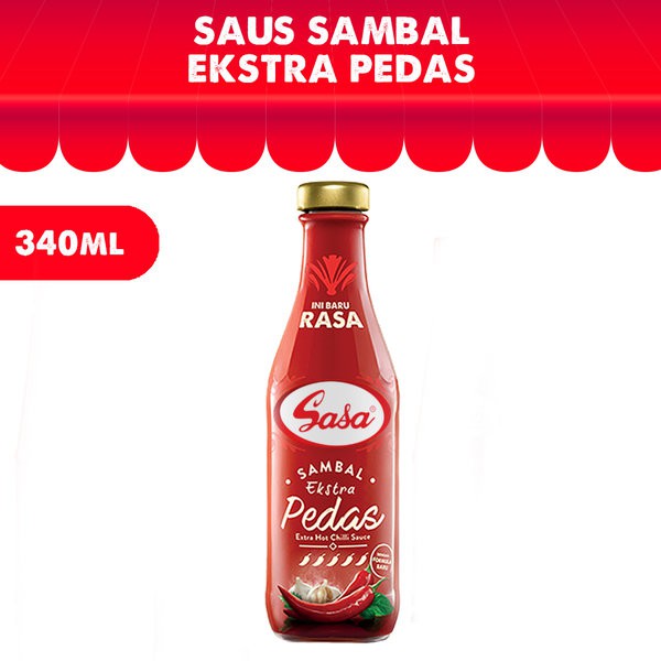 

SASA Extra Hot Chilli Sauce 340ml - Sambal Ekstra Pedas