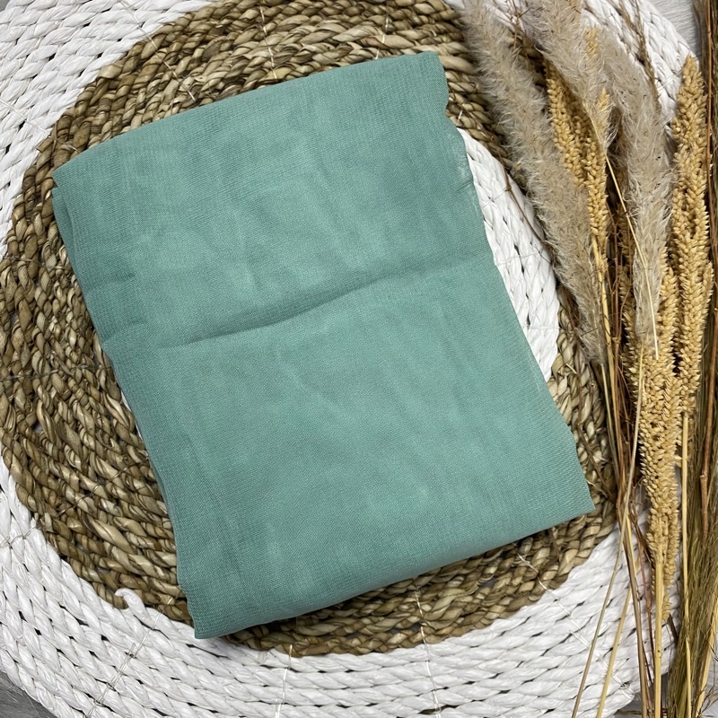 Daily Hijab Bella Square / Jilbab Kerudung segiempat 4-Bella polos MINT