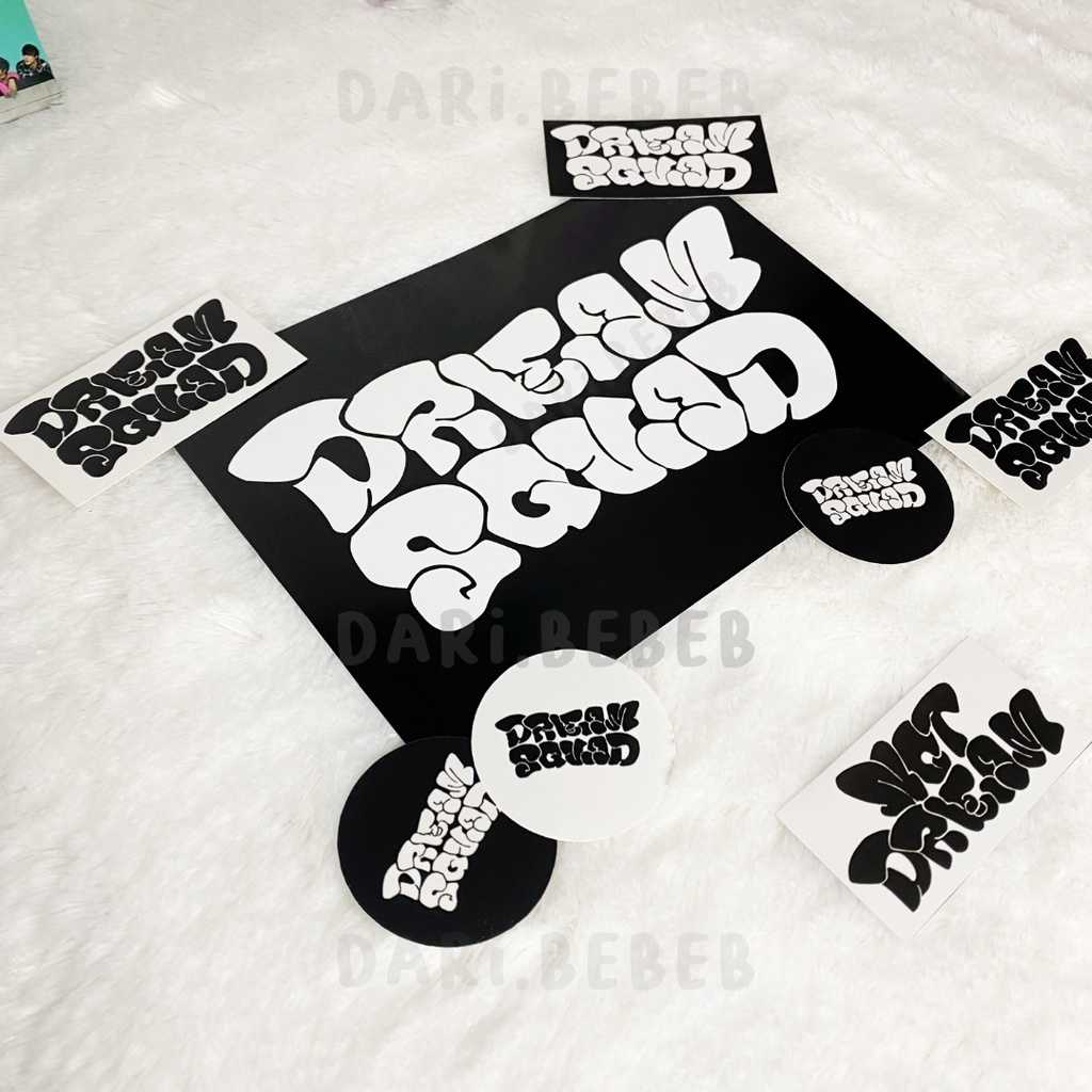 DREAM SQUAD KIT // POSTER &amp; STICKER NCT DREAM FANMADE BY DARI BEBEB