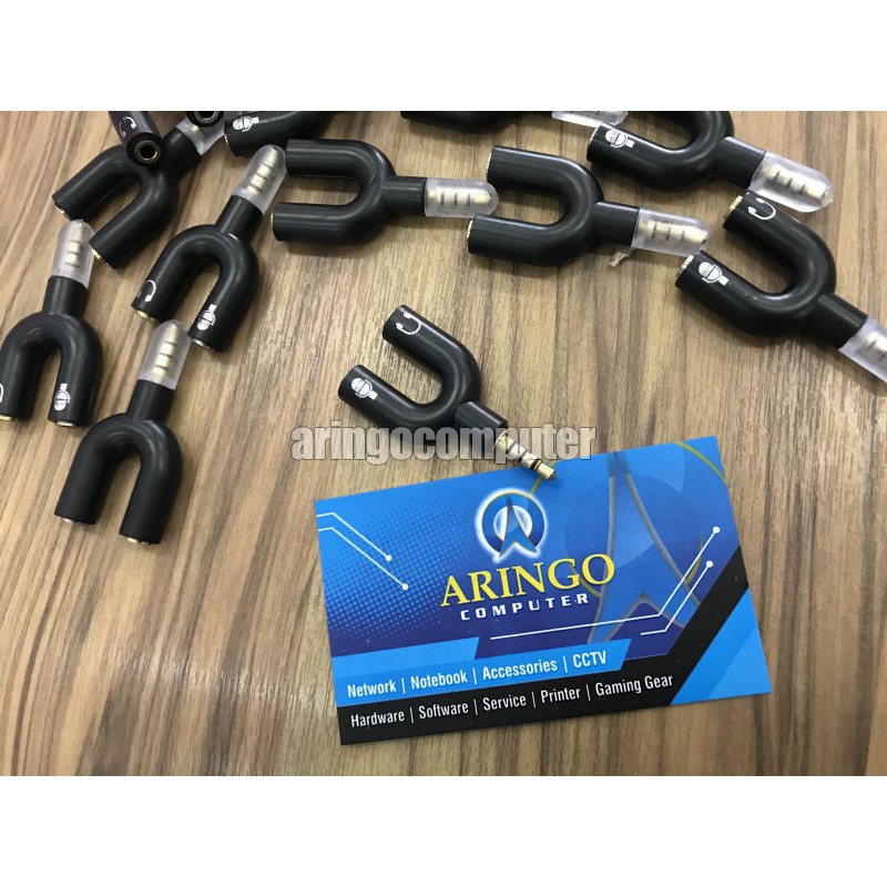 Cable General Converter Audio male - 2 female ( bentuk Y )
