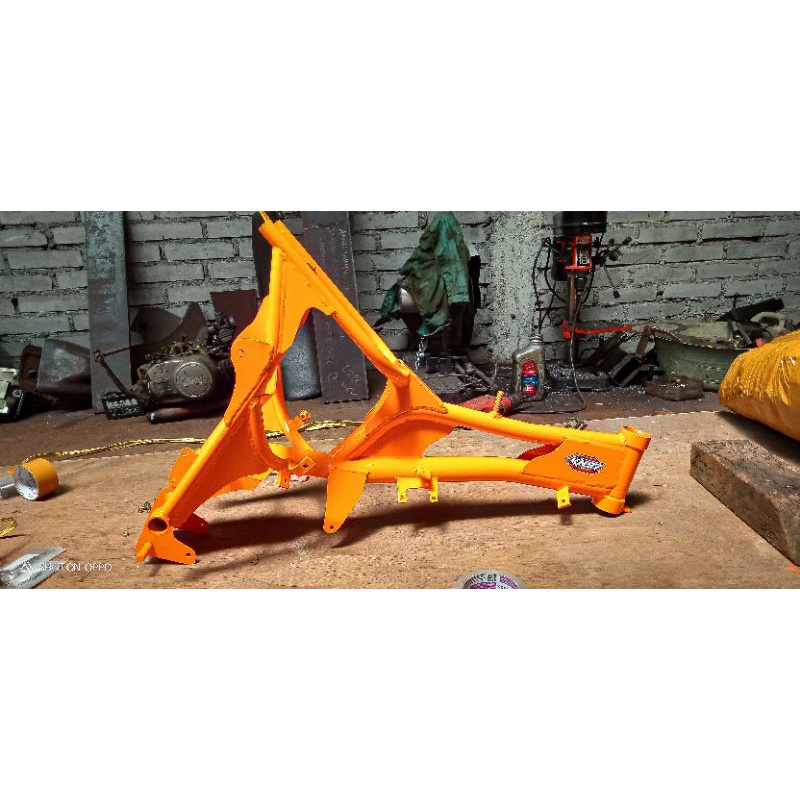 FRAME GRASSTRACK BEBEK BODY KTM 85 YZ 85 DAN KX 85 DELTABOX( VEGA, JUPITER, FIZ R, SUPRA 110,SUPRA 125, BLADE, SHOGUN, SMASH, KARISMA, KIRANA, REVO, ABSOLUT REVO, SHOGUN, FOSWAN/FORCE 1, VEGA R NEW, GRAND, SHOGUN KEBO )