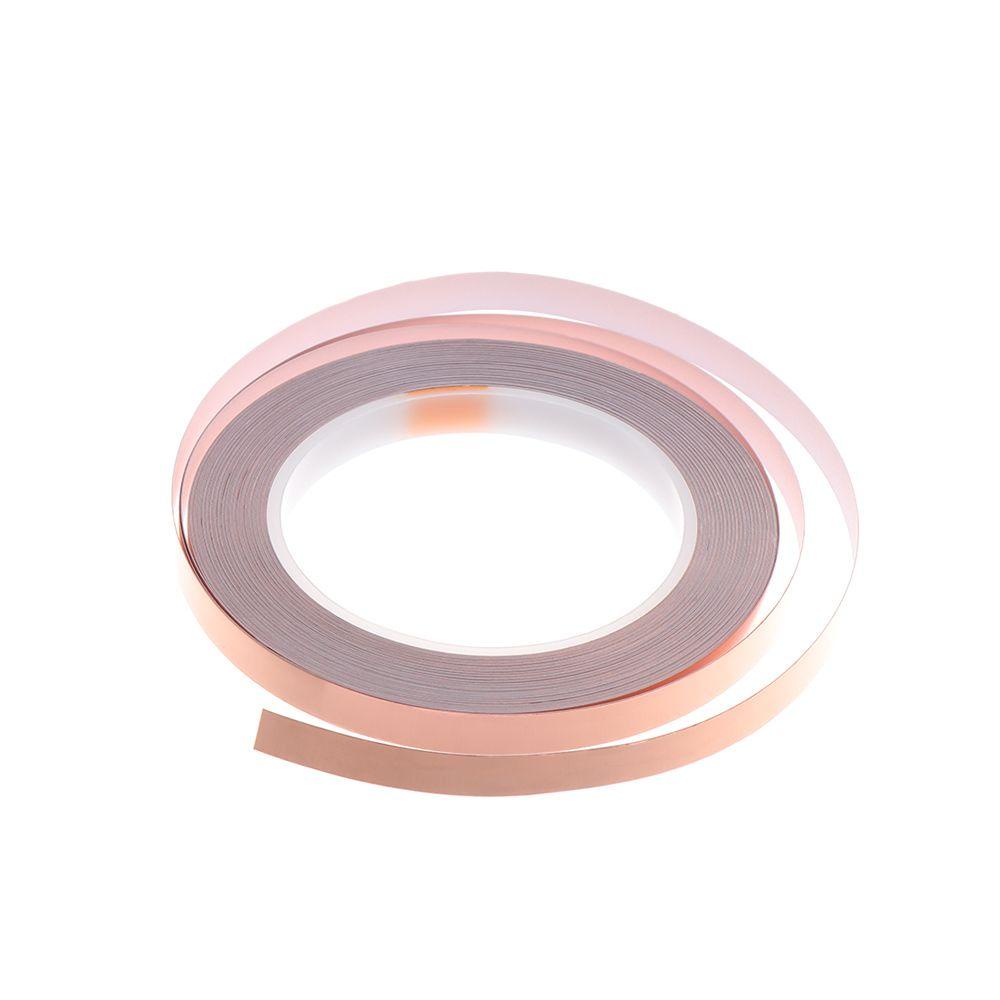 Nanas 1PC Copper Foil Tape Perekat Strip Perlindungan Lem EMI Baru