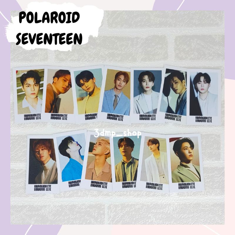 [13 lembar] polaroid seventeen semicolon incomplete going not alone