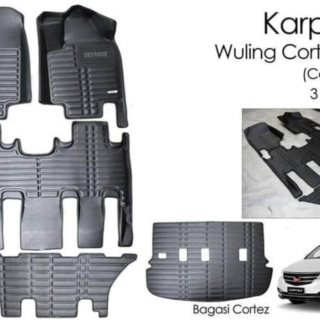 Karpet 5D mobil Wuling Cortez 2018