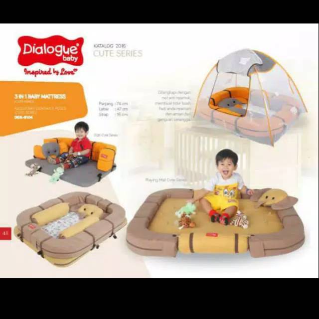 Dialogue kasur gajah dgk 9104,tempat tidur bayi