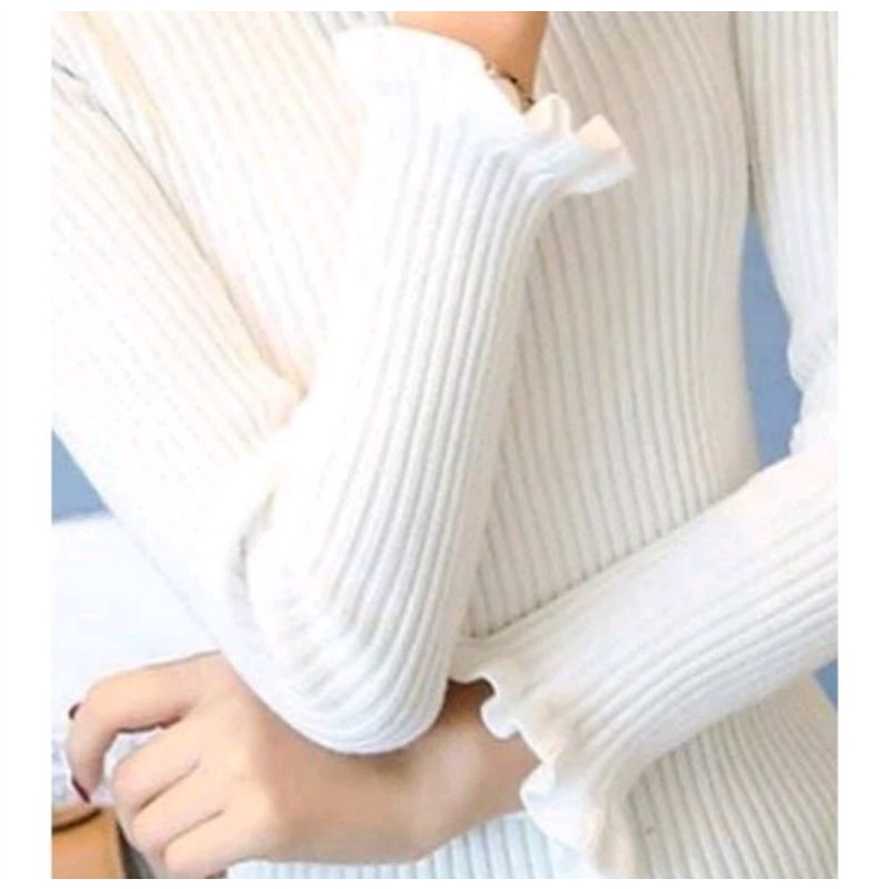 QF17/DAISY TURTLENECK KRIWIL/INNER RAJUT