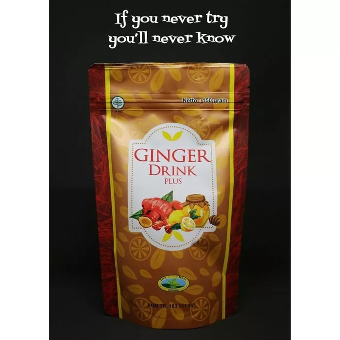 

Ginger Drink Plus - Minuman jahe merah tangkal virus