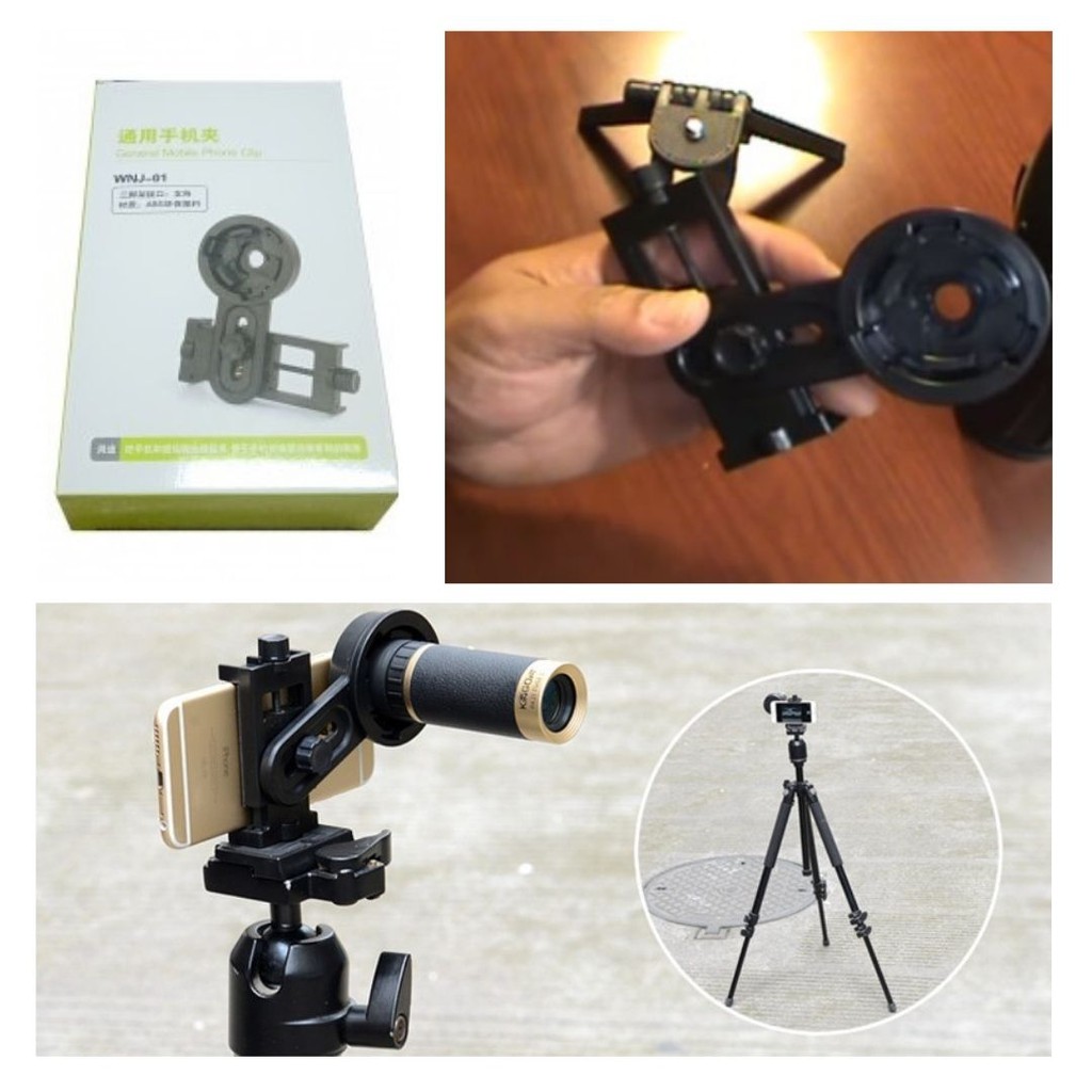 Mount Breket Teropong Smartphone HP WNJ01 Stand Holder Adapter Telescope 111159