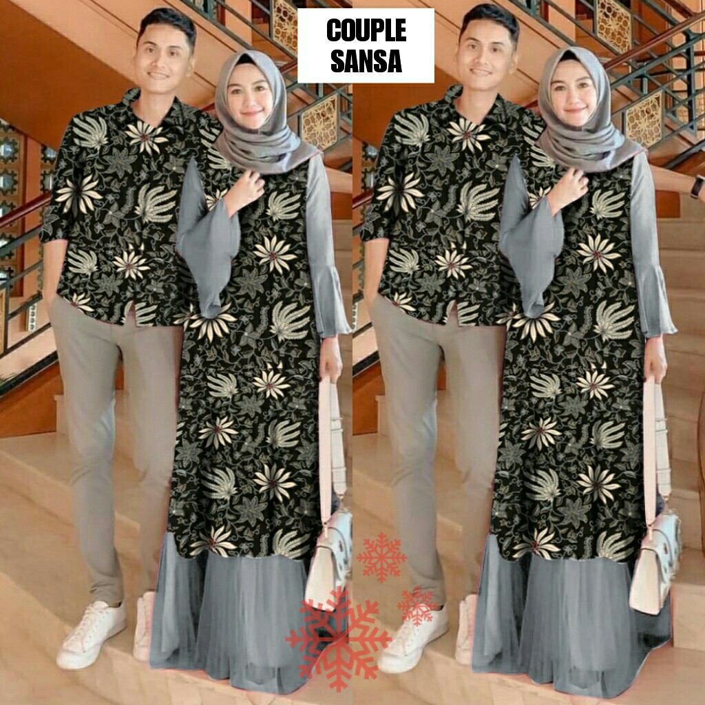 HCL Couple Delano &amp; Soso  - Baju Couple Muslim Terbaru - Busana Muslim Pasangan Trendy