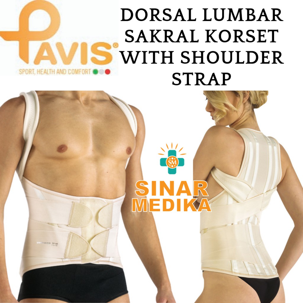 PAVIS KORSET TULANG BELAKANG 555 . TLSO . SPINAL BRACE . DORSAL LUMBAR SACRAL KORSET MADE IN ITALY