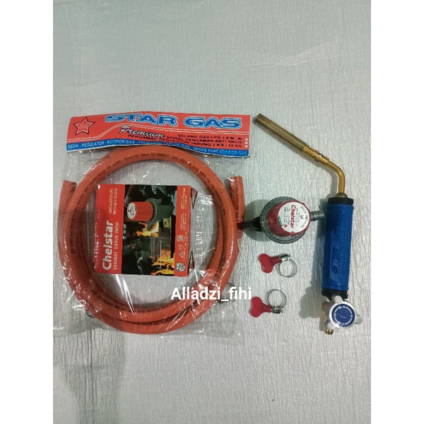gas torch komplit Alat las Lpg lengkap