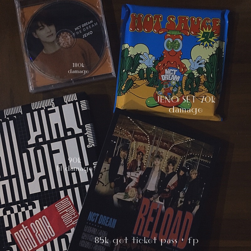 ALBUM ONLY NCT EMPHATY & RELOAD, JEWEL CASE JENO SET, JAPAN INDIVIDUAL JENO