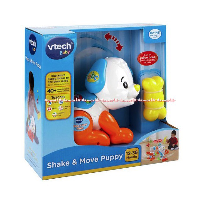 Vtech Baby The Puppy Run Lay Down Mainan Anak Berbentuk Anjing