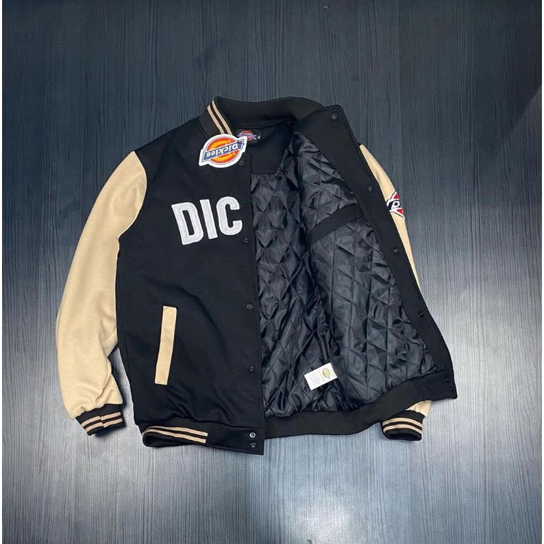 JAKET BOMBER VARSITY DICKIES HIGH QUALITY CASUAL HYPE FASHION PRIA