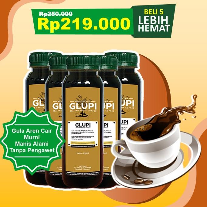 

[PAKET 5 BOTOL]BROWN SUGAR CAIR GULA JAWA AREN ASLI PRAKTIS [GLUPI] CD364512ZX
