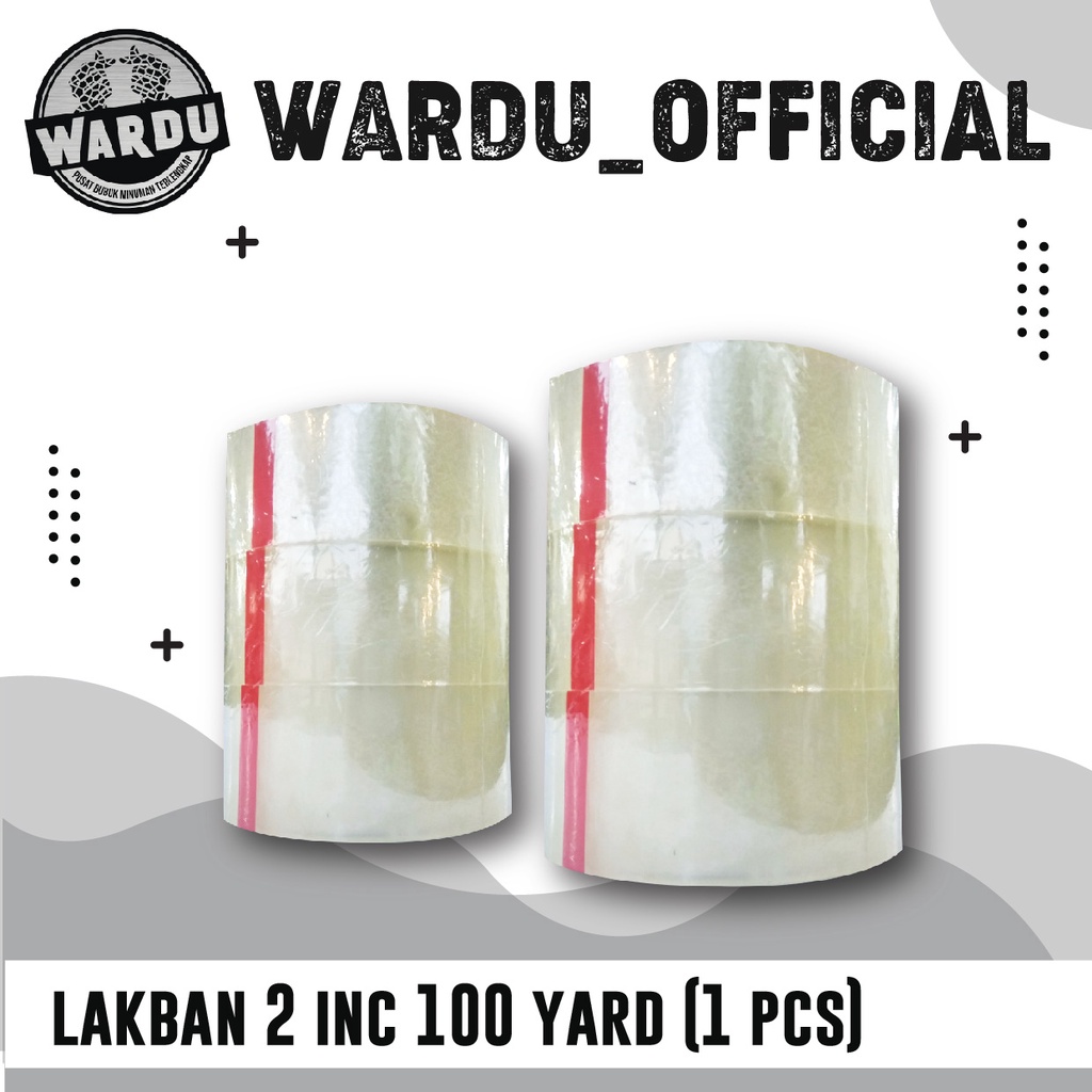 

Lakban /Solatip Putih 2 Inc 100 Yard/ 1 Pcs