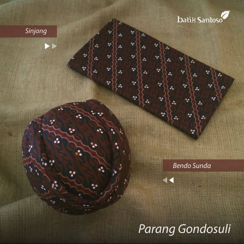 Batik Santoso Parang Gondosuli - Bendo Sunda dan Sinjang