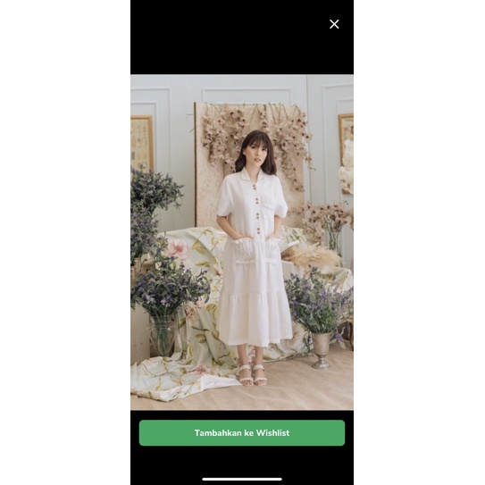 MAVEN LUNDY DRESS IN WHIPCREAM PRELOVED