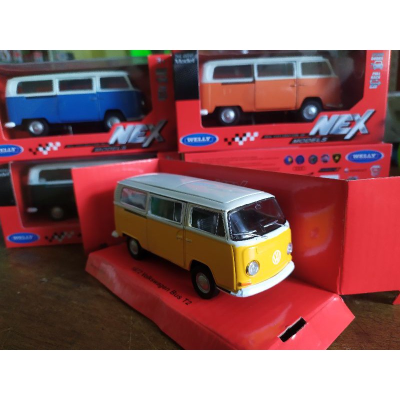 Diecast Miniatur Mobil Volkswagen Vw Kombi T2 Classic 1972