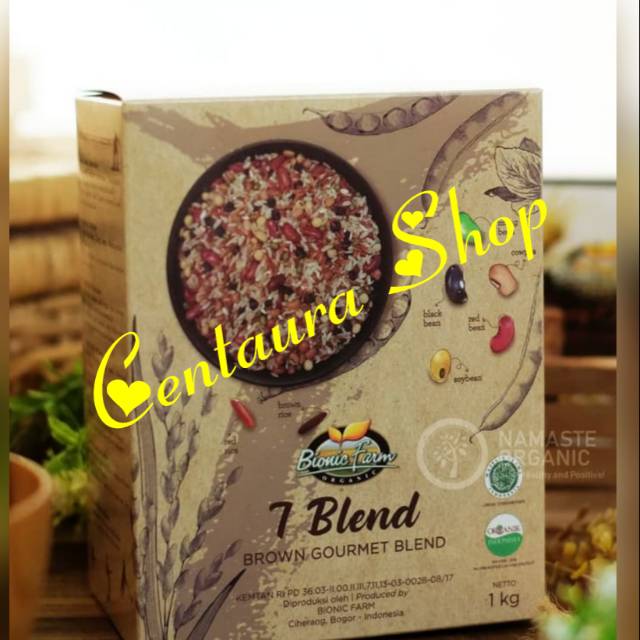 

Bionic Farm Seven 7 Blend Brown Gourmet Blend 1kg
