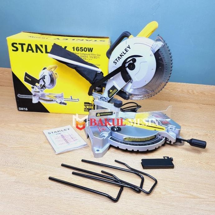 Stanley Sm16 Compound Miter Saw 10" 1650Watt Miter Saw Sm 16