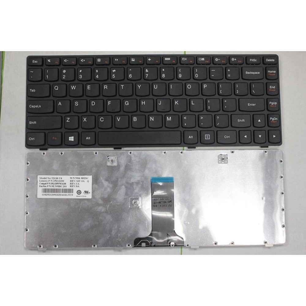 keyboard laptop lenovo G400 G405 frame kecil