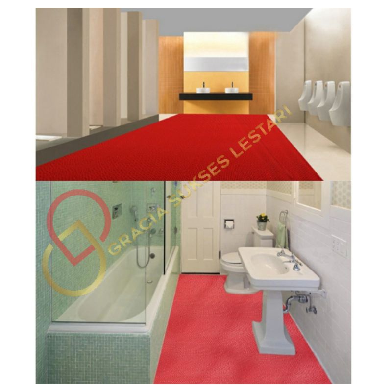 Keset Karpet Anti Slip PVC 80 x 120 Jaring