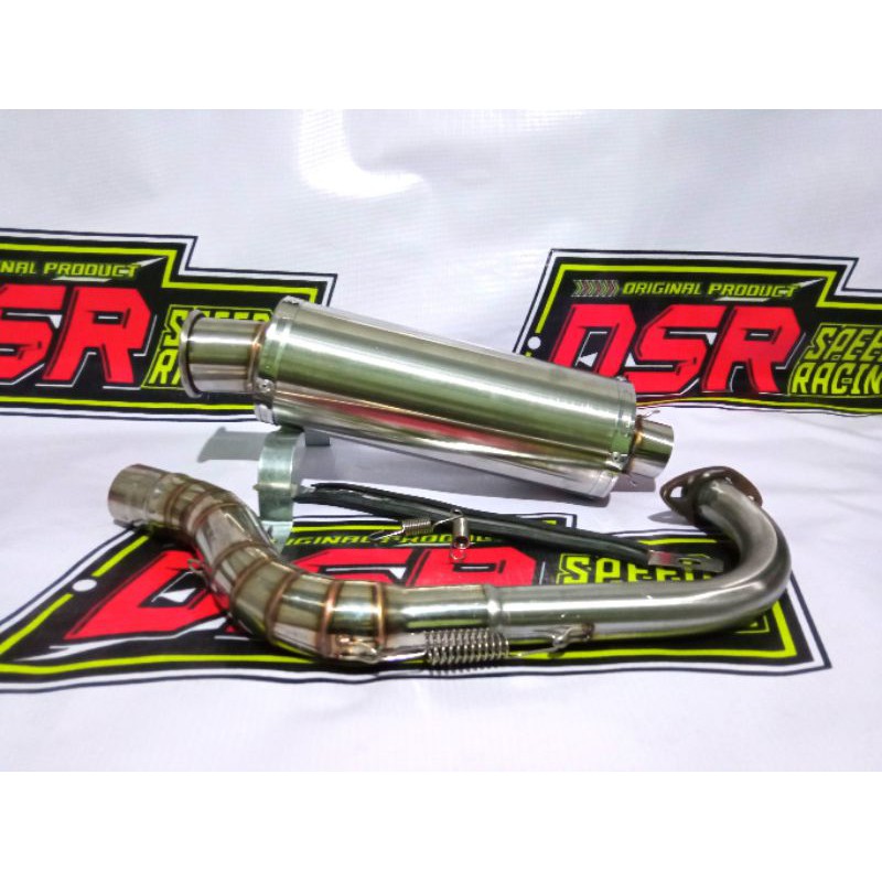 Knalpot Racing Polos inlet 38 MIO J, MIO M3, MIO Z, FINO