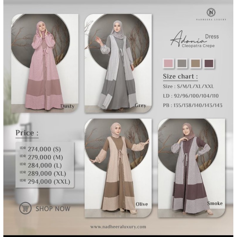 Adonia Dress by Nadheera Luxury