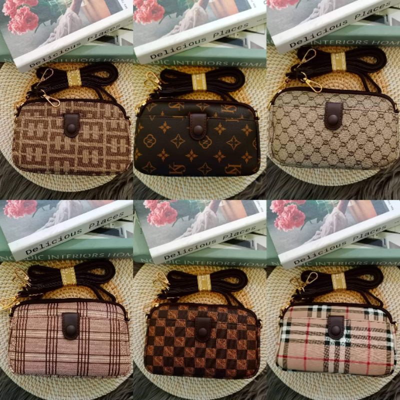 NEW ITEM tas fashion selempang import motif kode 9453